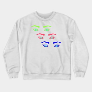 Neon Magical eyes Crewneck Sweatshirt